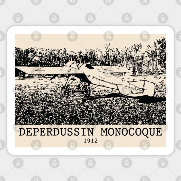 Deperdussin Monocoque 1912 Aircraft Sticker by Lakeric